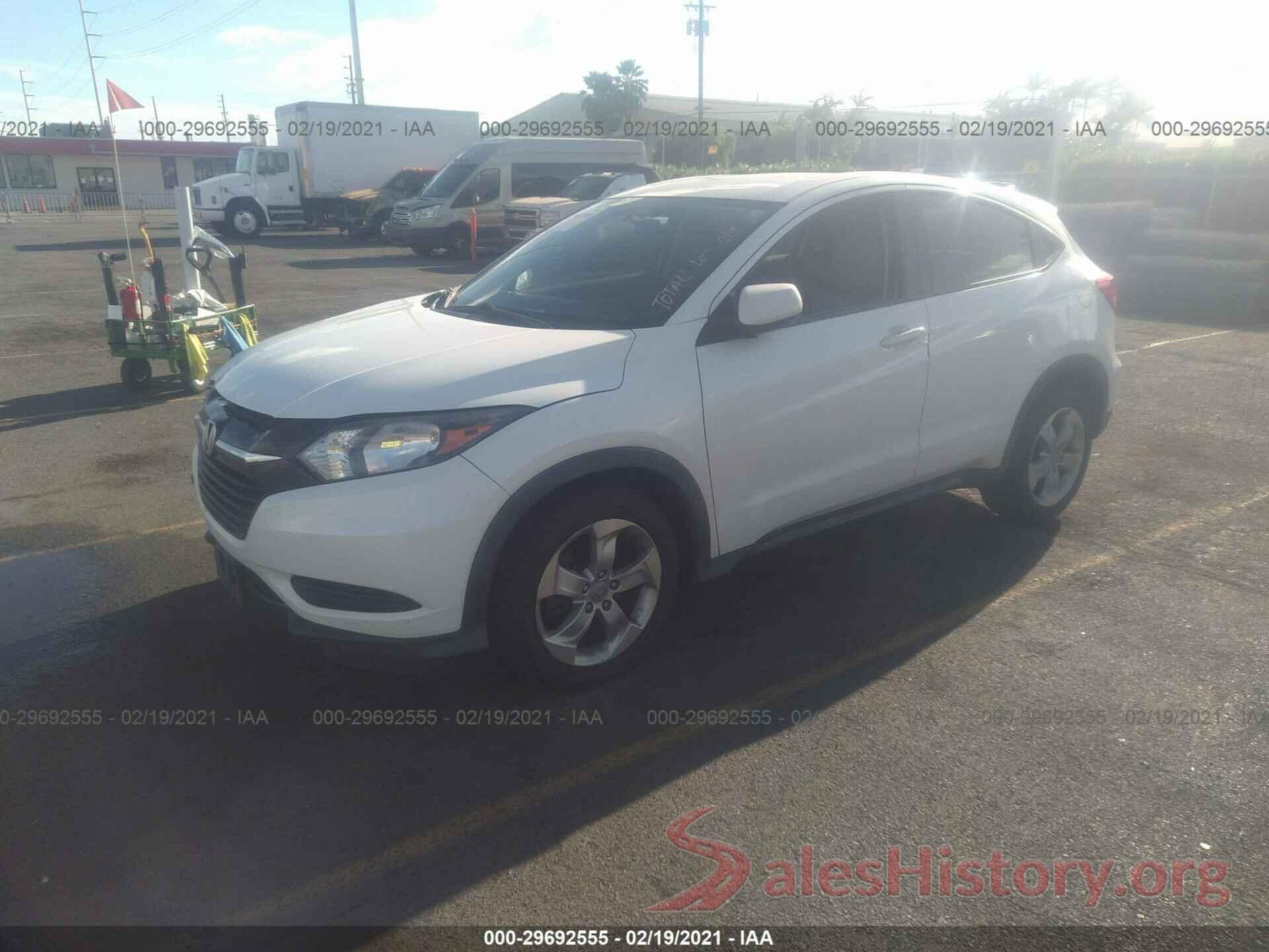 3CZRU5H31GM714308 2016 HONDA HR-V