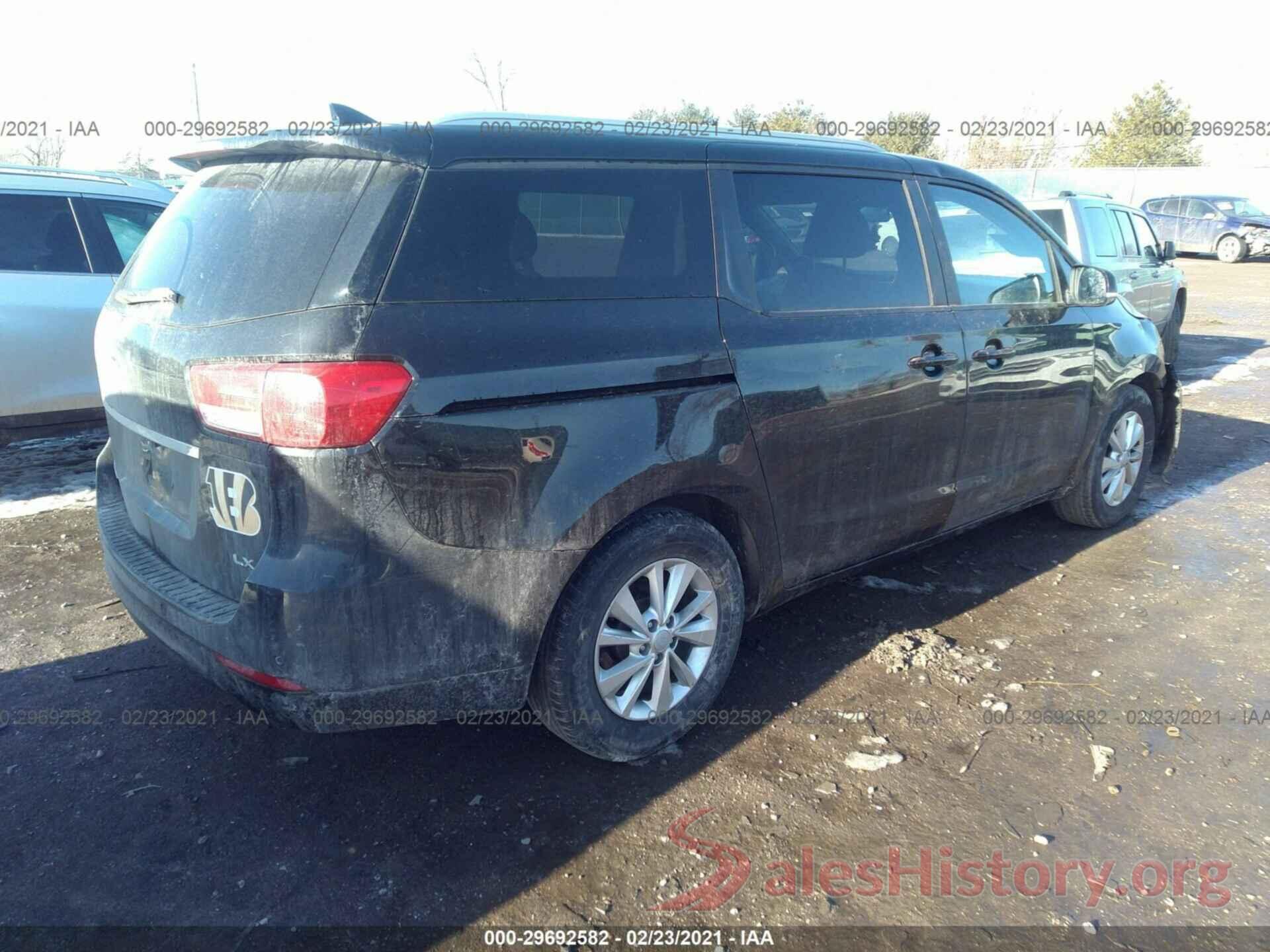 KNDMB5C18G6196127 2016 KIA SEDONA