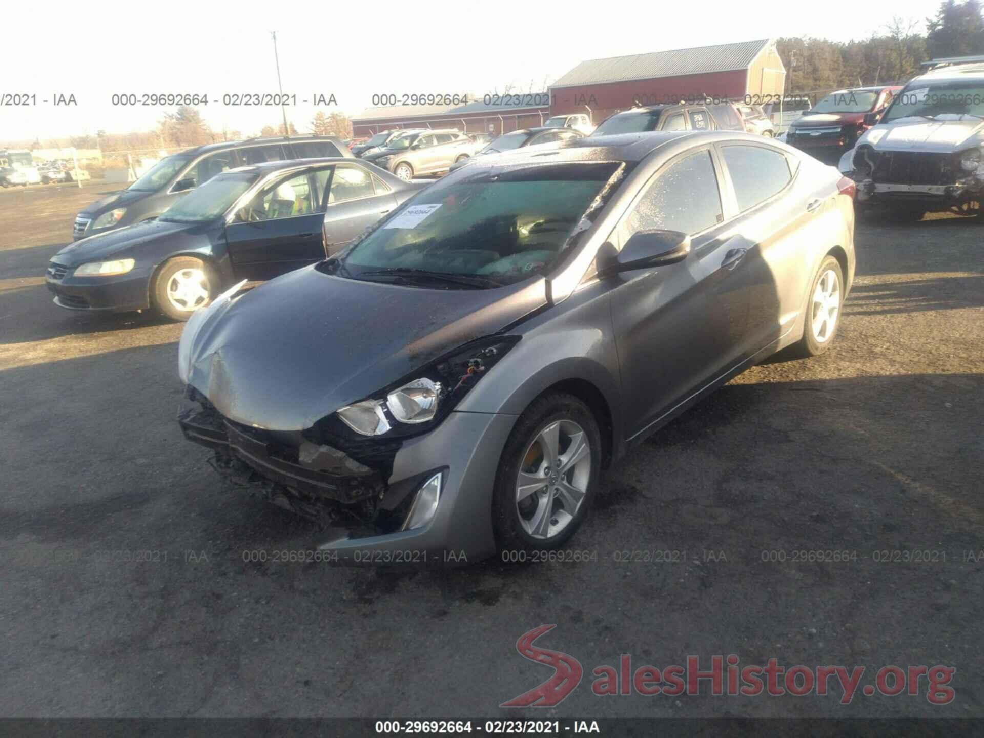 KMHDH4AE0GU623306 2016 HYUNDAI ELANTRA