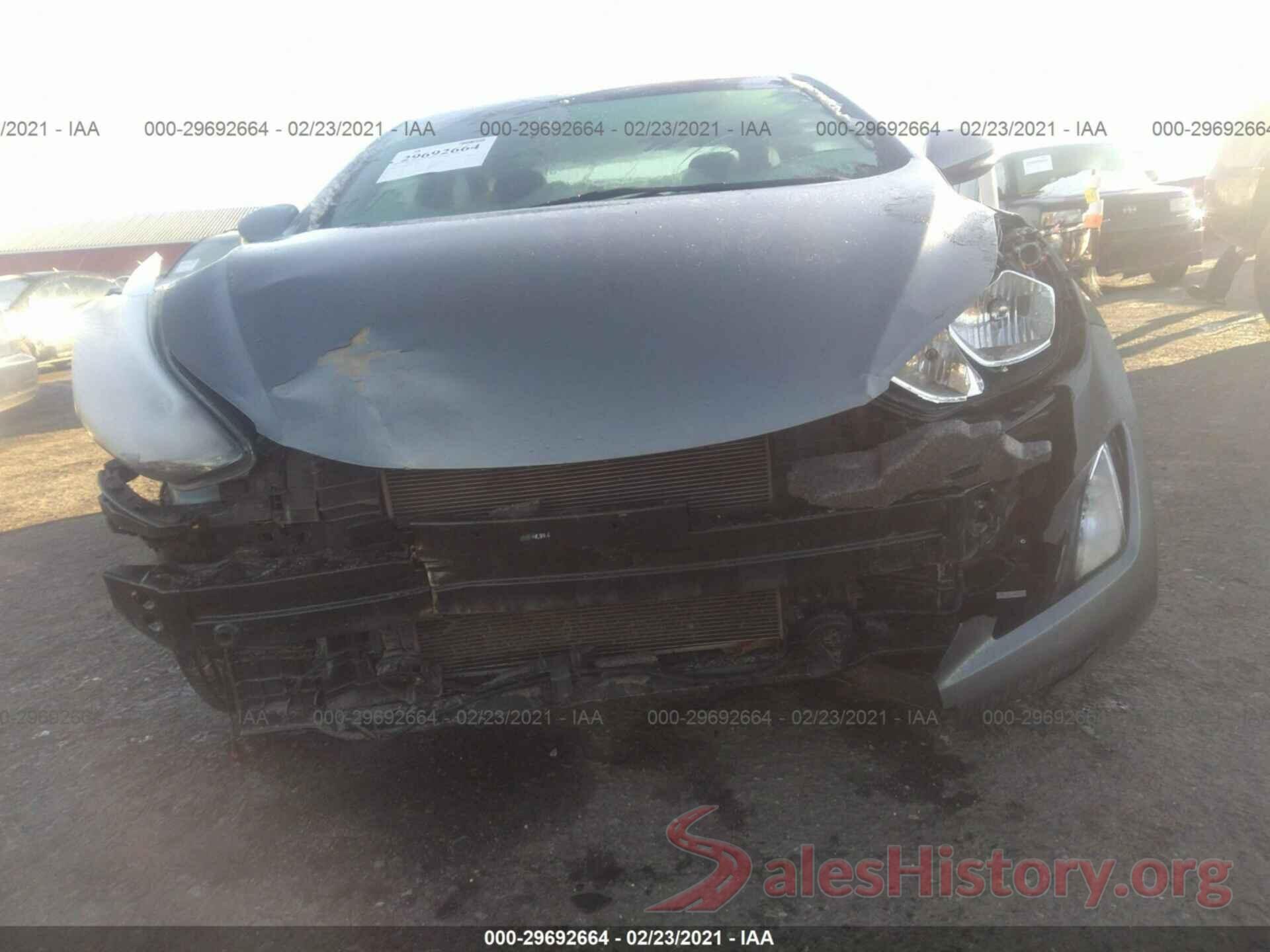 KMHDH4AE0GU623306 2016 HYUNDAI ELANTRA