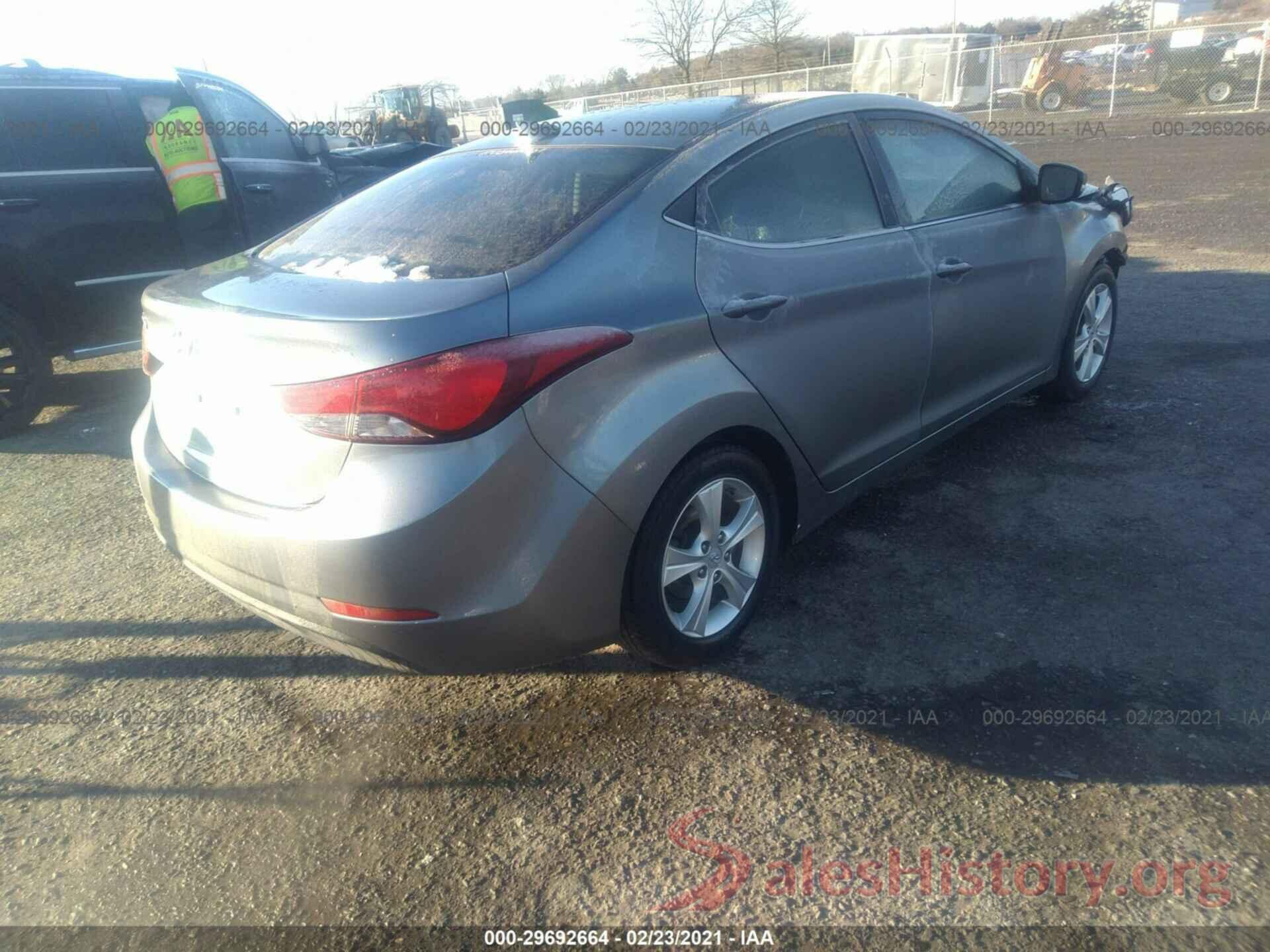 KMHDH4AE0GU623306 2016 HYUNDAI ELANTRA