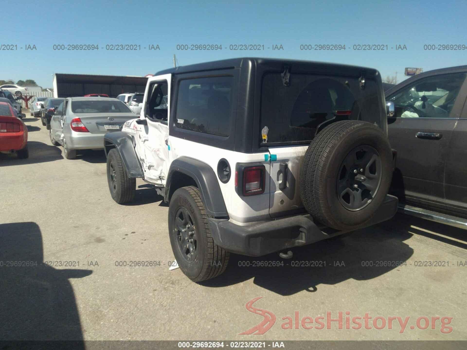 1C4GJXAN7JW200998 2018 JEEP WRANGLER