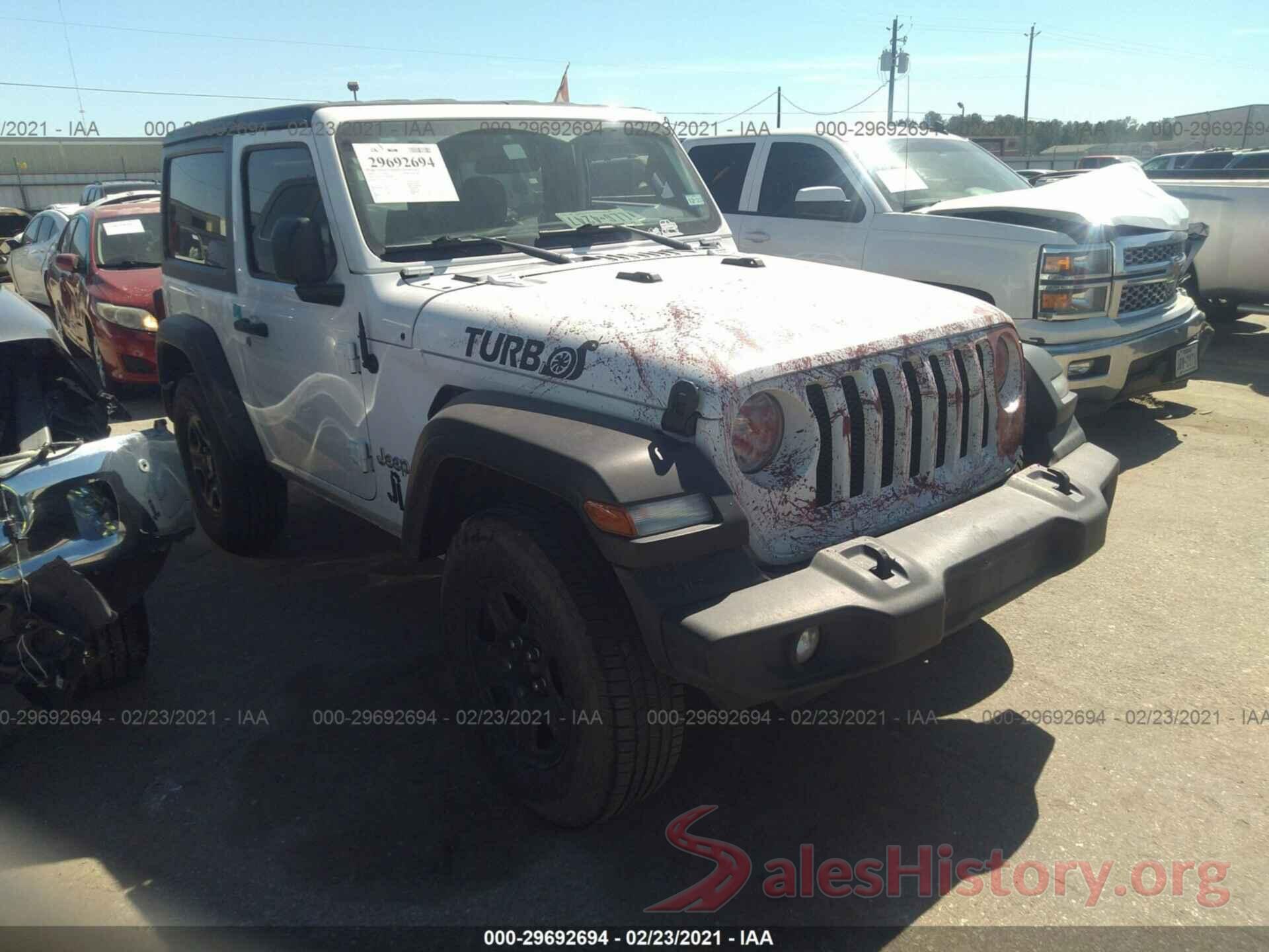 1C4GJXAN7JW200998 2018 JEEP WRANGLER