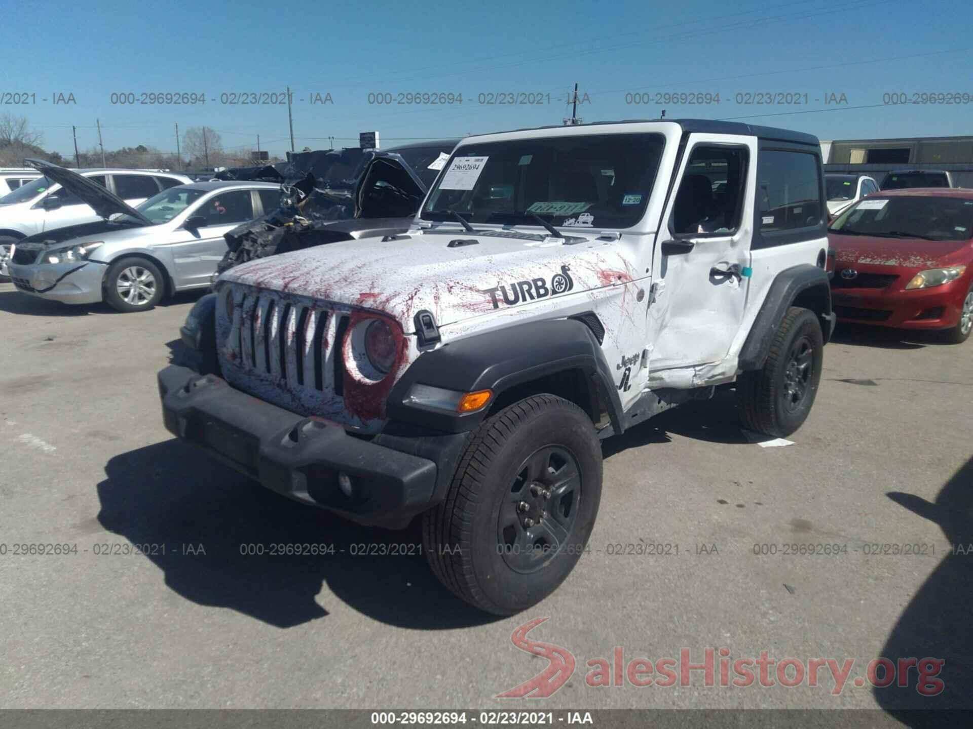 1C4GJXAN7JW200998 2018 JEEP WRANGLER