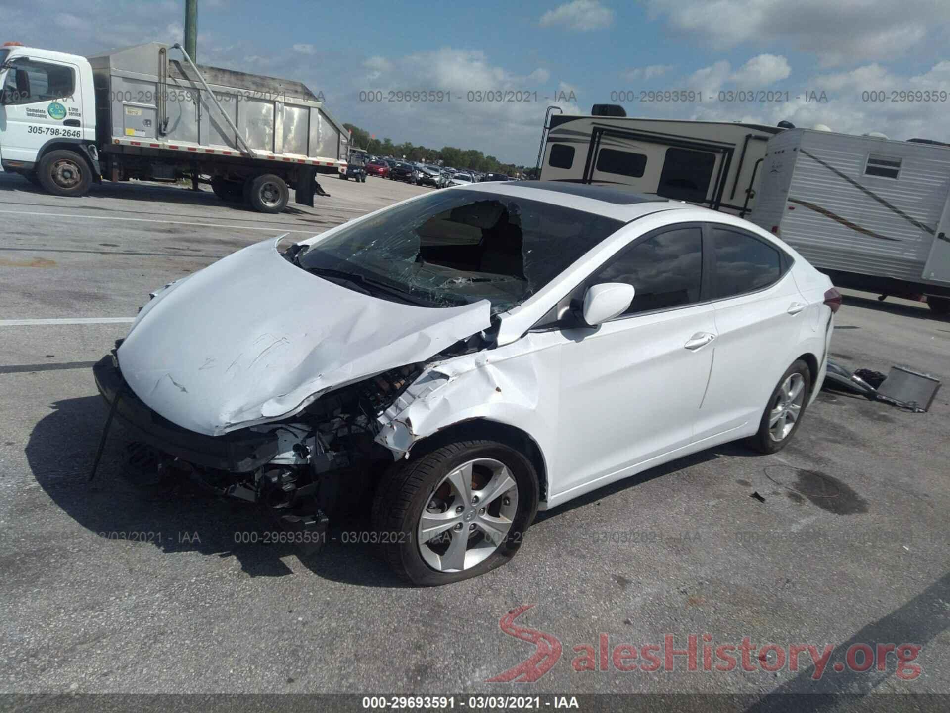 5NPDH4AE0GH677462 2016 HYUNDAI ELANTRA