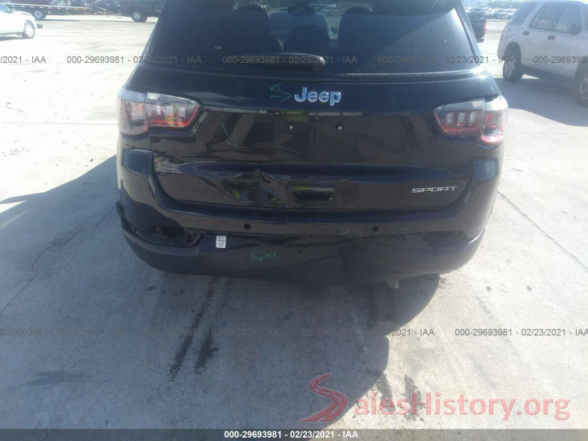 3C4NJCAB3JT122683 2018 JEEP COMPASS