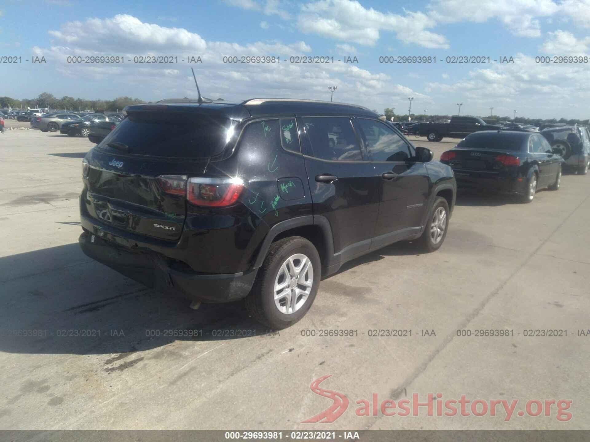 3C4NJCAB3JT122683 2018 JEEP COMPASS