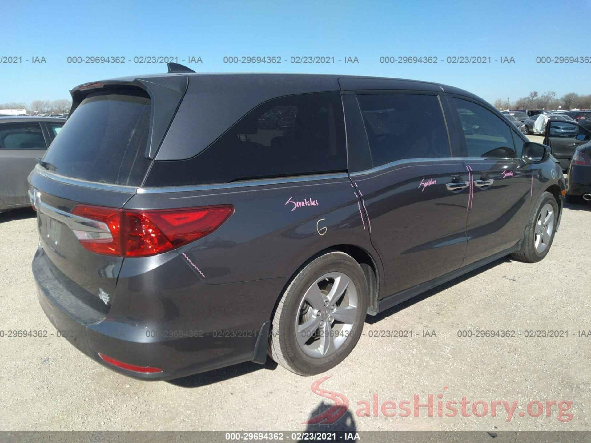 5FNRL6H72KB078352 2019 HONDA ODYSSEY