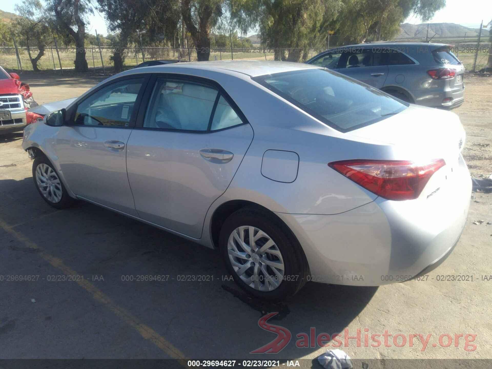 5YFBURHE6JP806711 2018 TOYOTA COROLLA