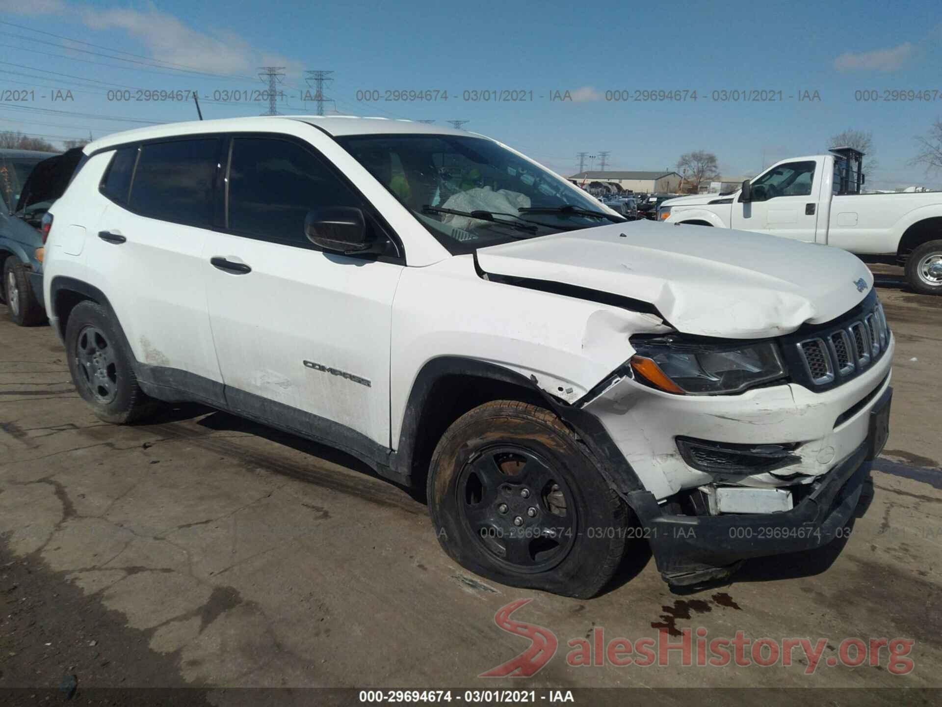 3C4NJCAB2JT420545 2018 JEEP COMPASS