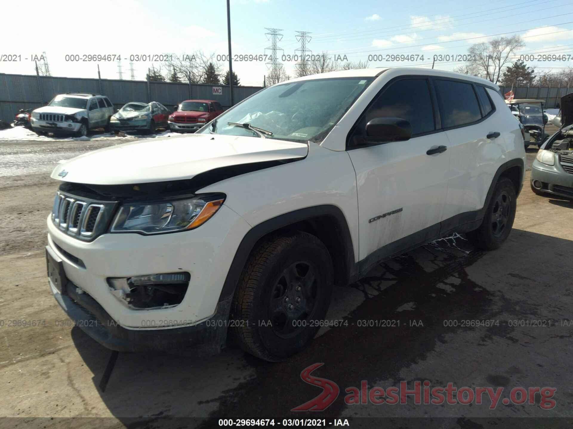 3C4NJCAB2JT420545 2018 JEEP COMPASS