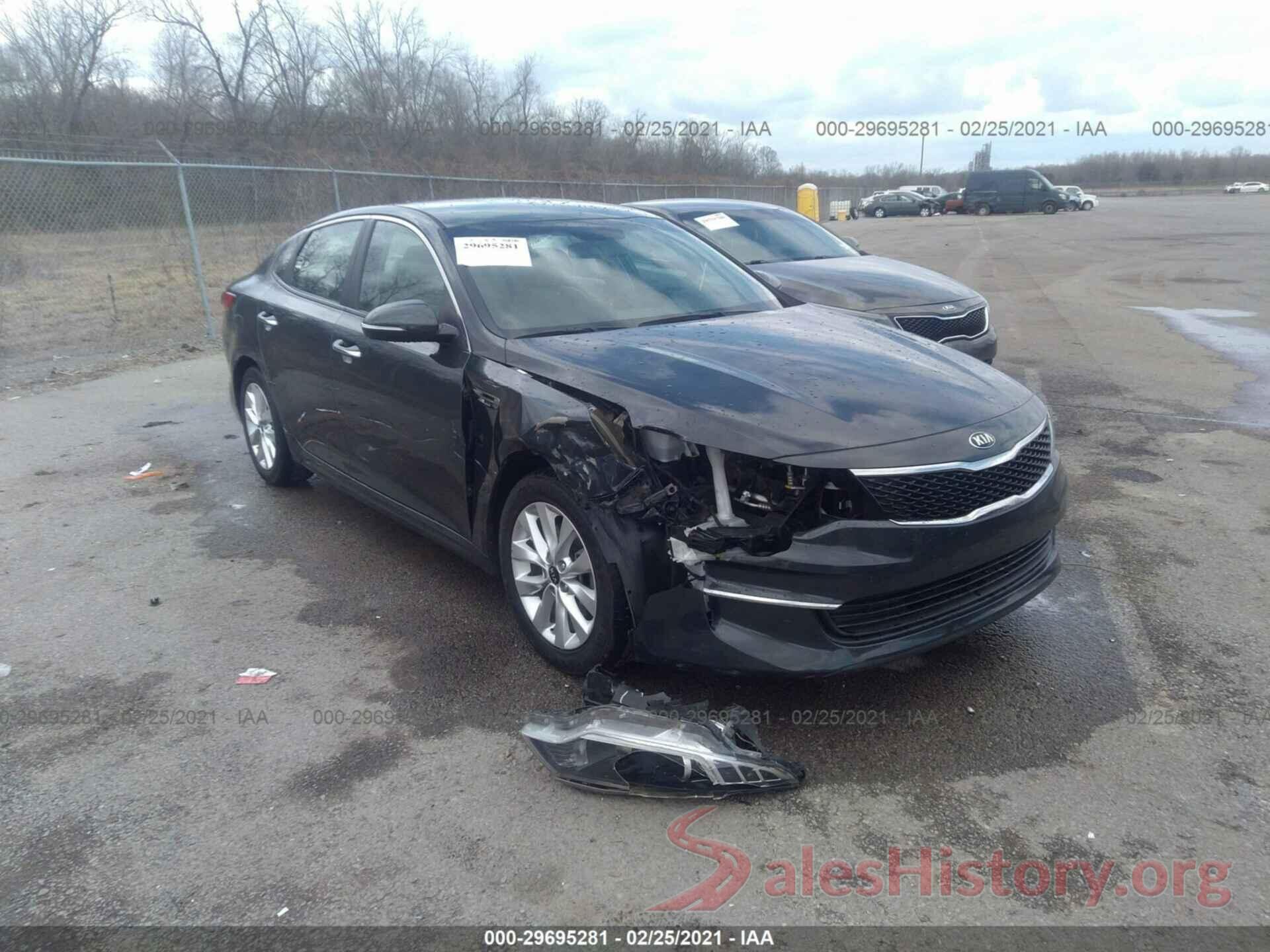 5XXGT4L39GG002549 2016 KIA OPTIMA