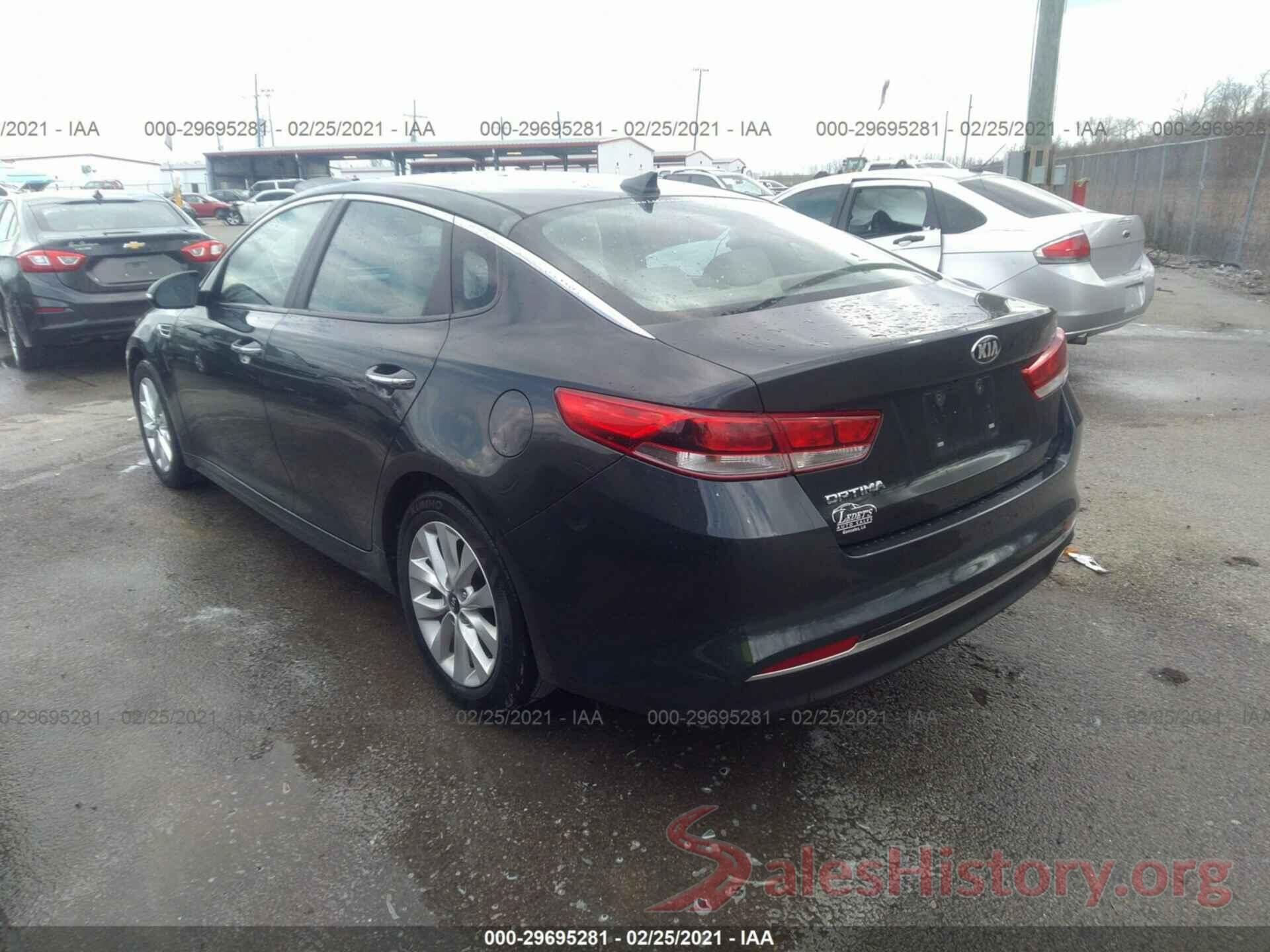 5XXGT4L39GG002549 2016 KIA OPTIMA