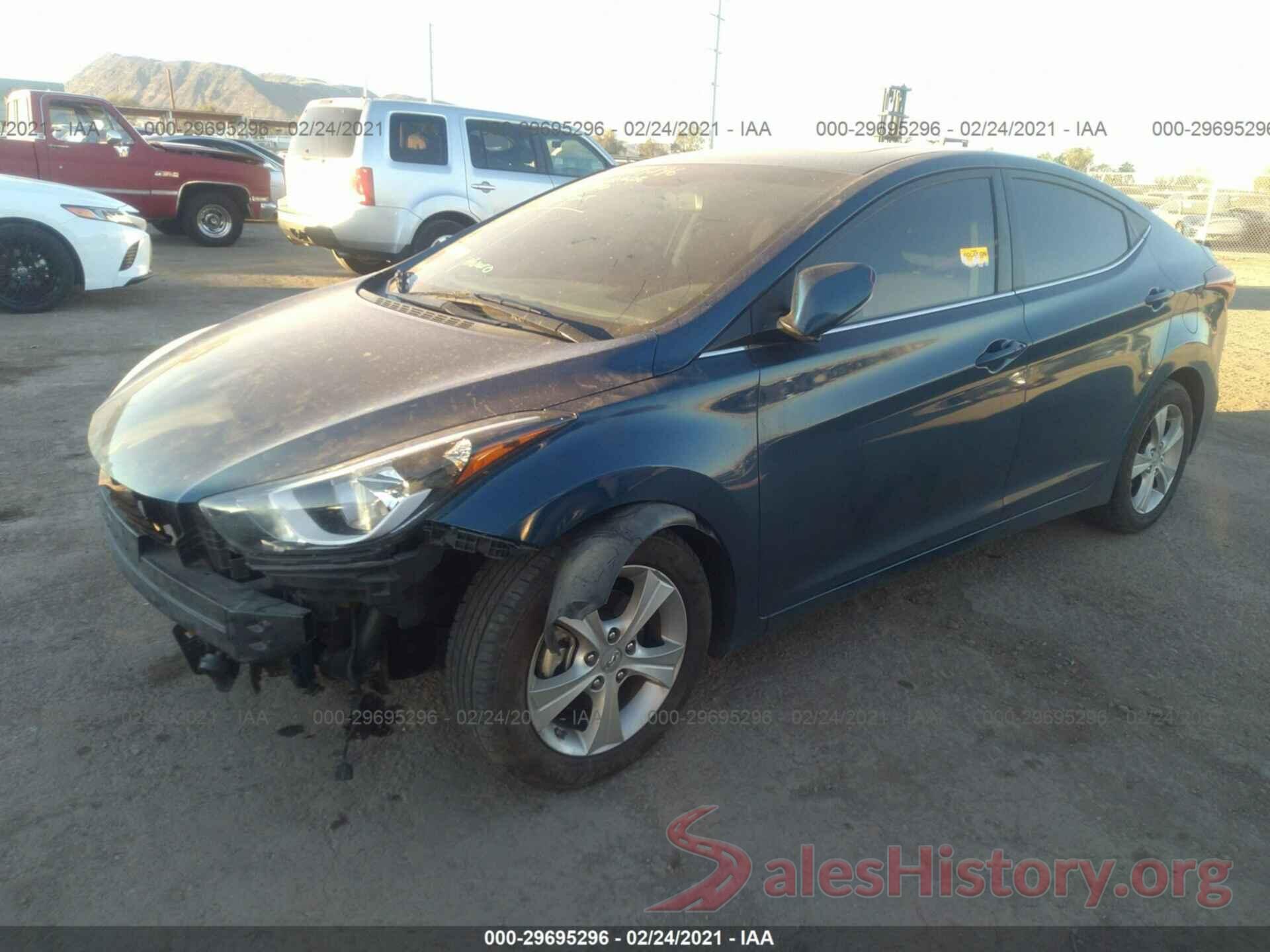 KMHDH4AE2GU636302 2016 HYUNDAI ELANTRA