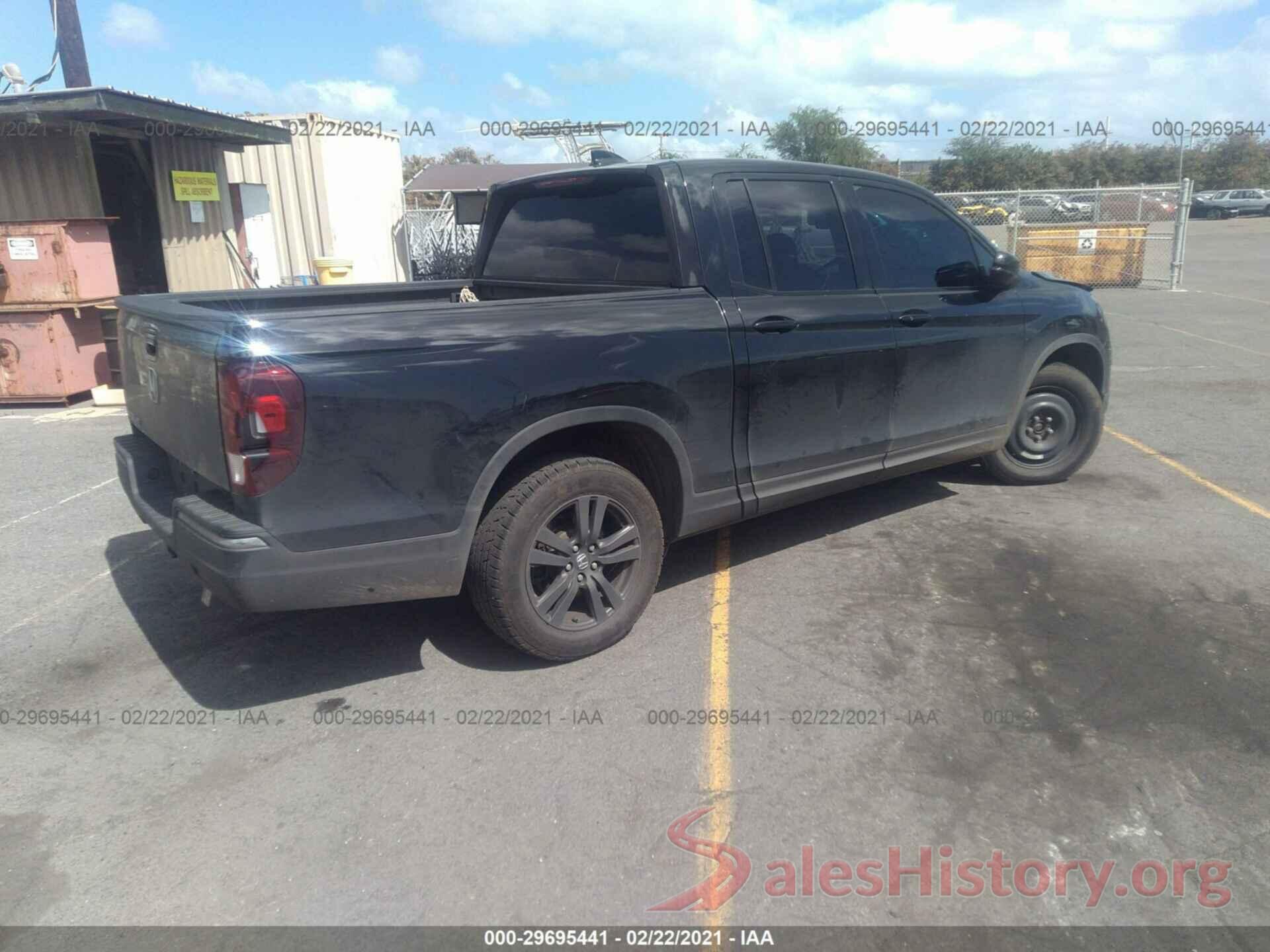 5FPYK2F16KB002419 2019 HONDA RIDGELINE