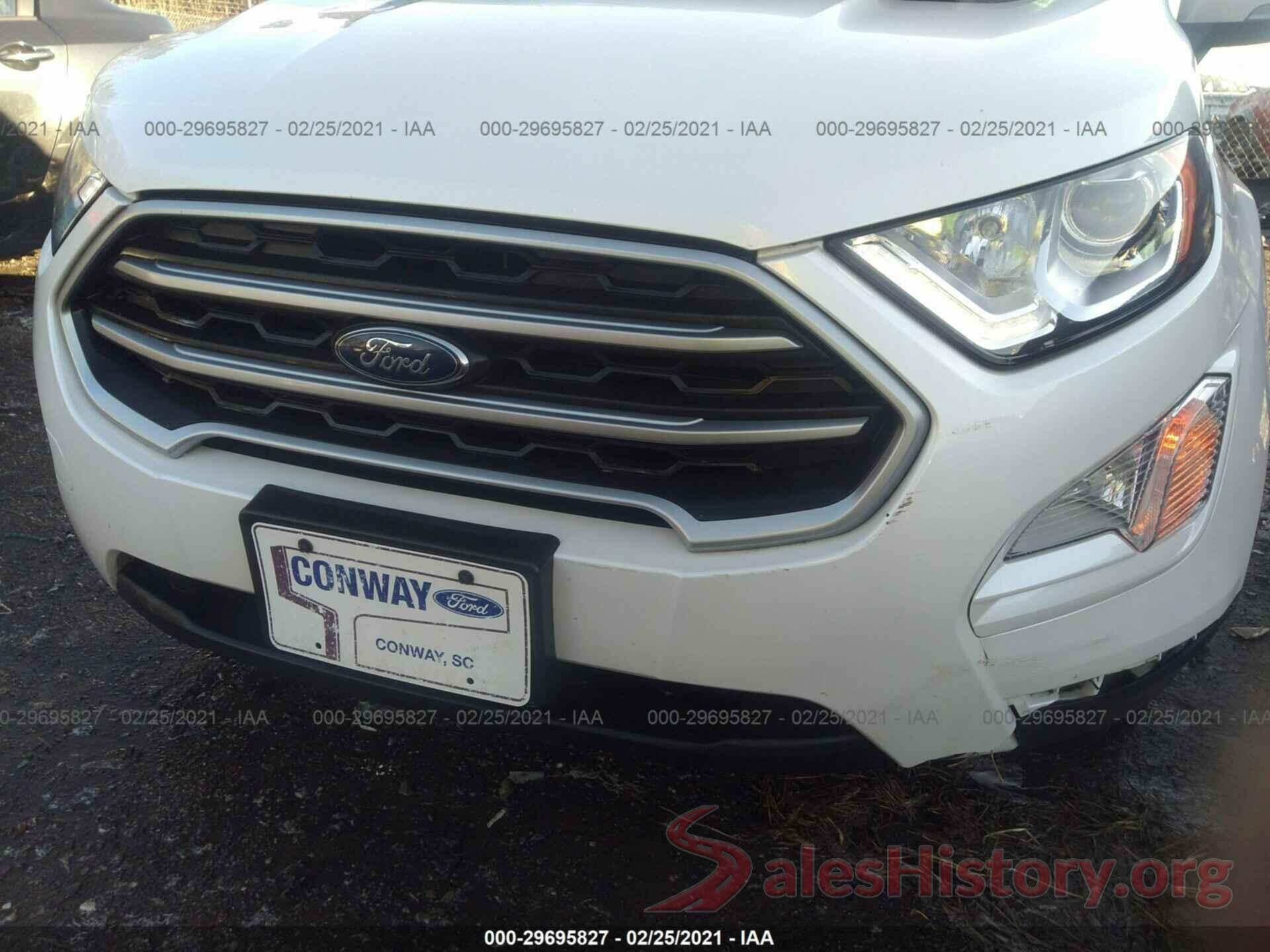 MAJ3S2GE9KC266239 2019 FORD ECOSPORT