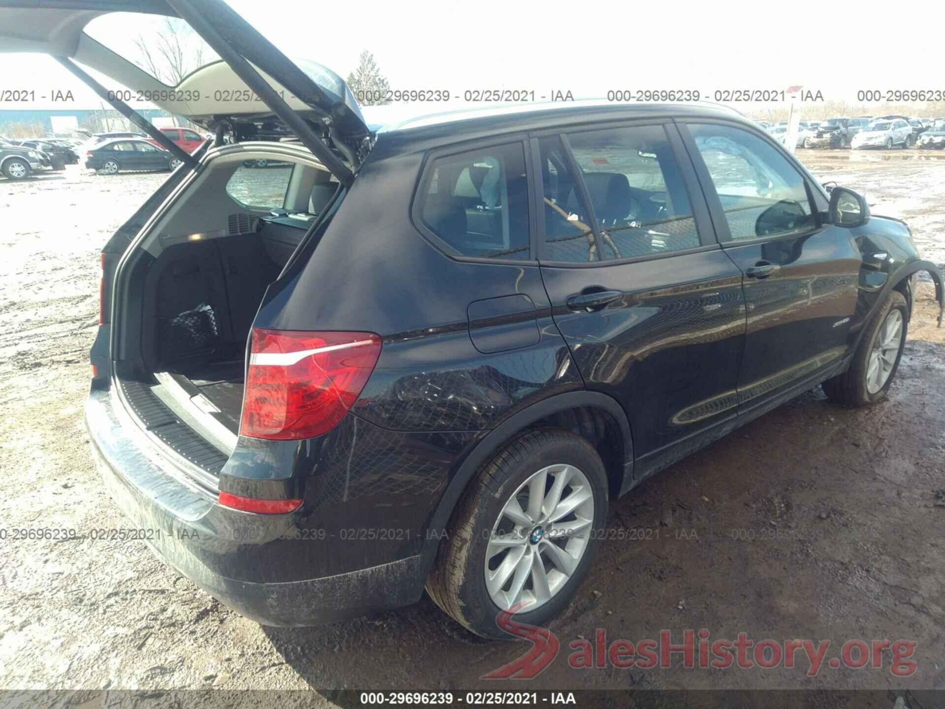 5UXWX9C30H0W79018 2017 BMW X3