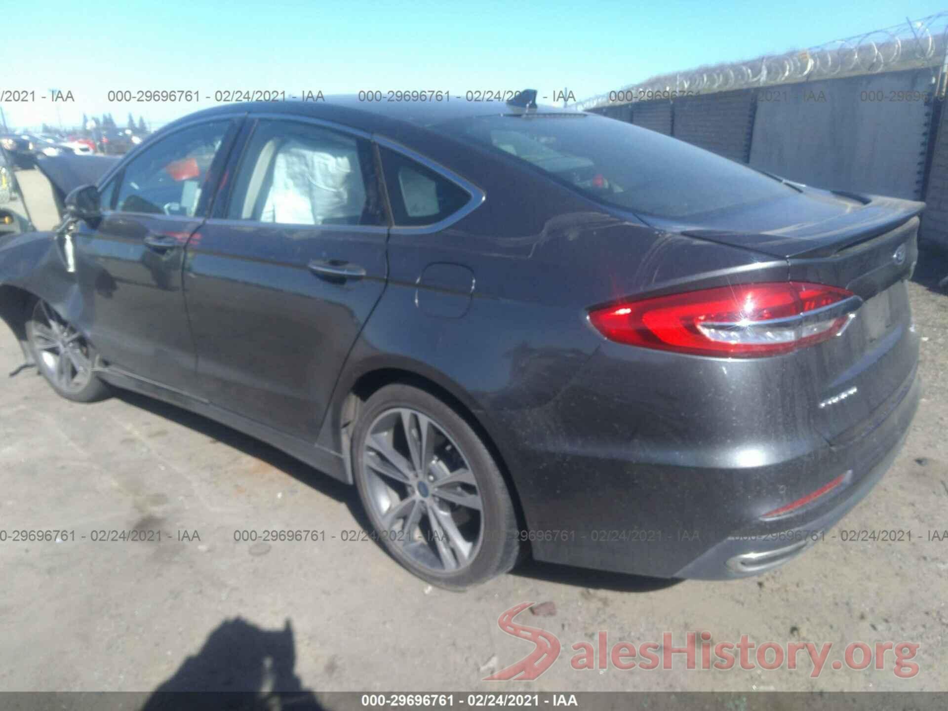 3FA6P0D94KR182292 2019 FORD FUSION