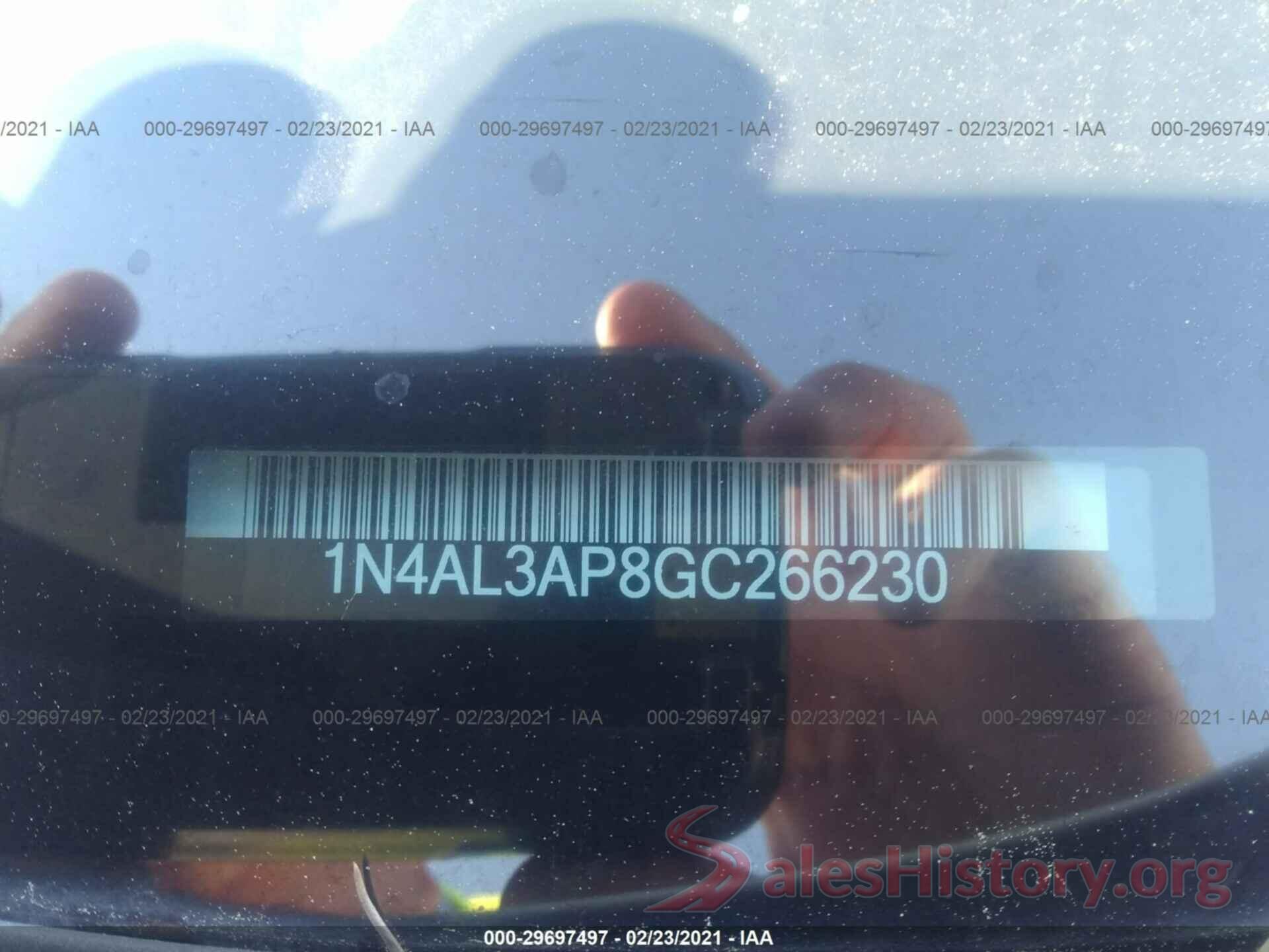 1N4AL3AP8GC266230 2016 NISSAN ALTIMA