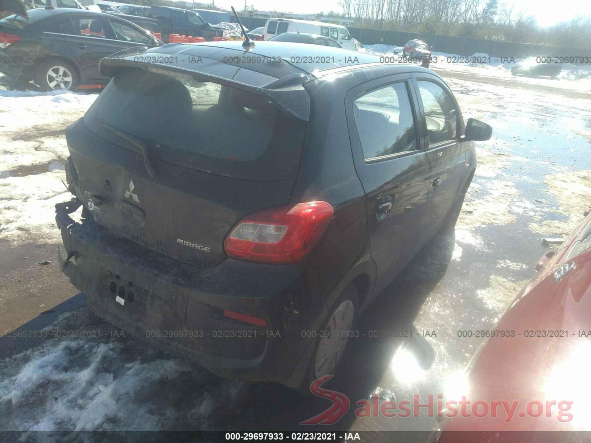 ML32A3HJ0KH015058 2019 MITSUBISHI MIRAGE