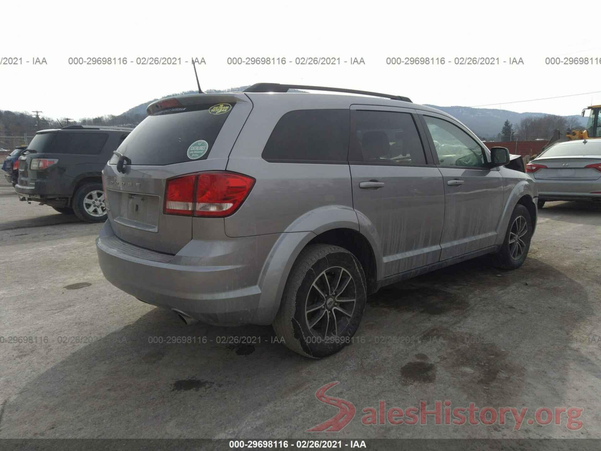 3C4PDDAG0JT491857 2018 DODGE JOURNEY