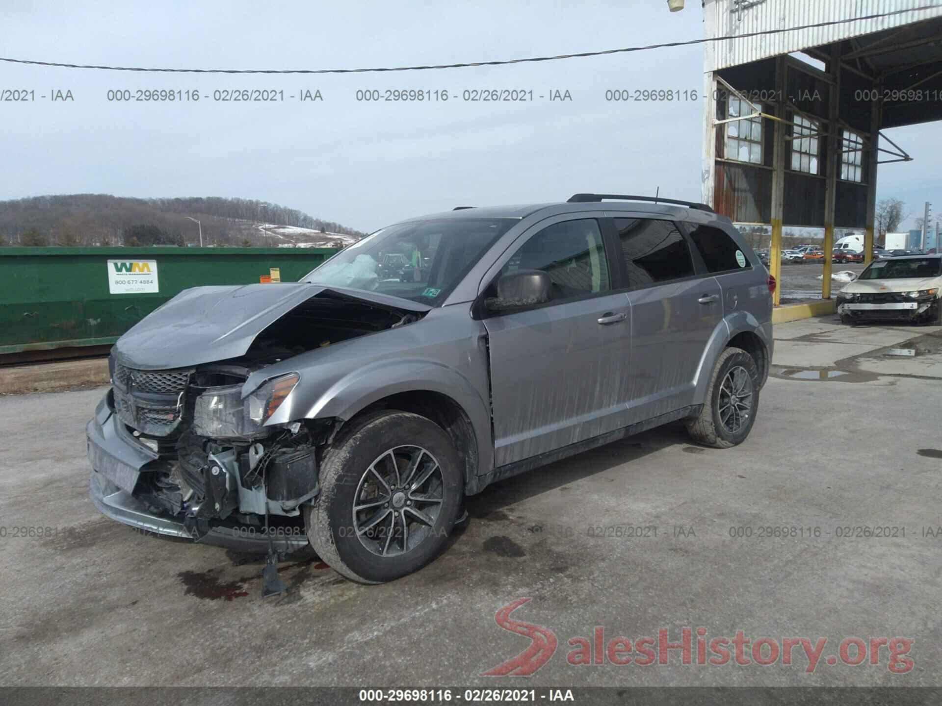 3C4PDDAG0JT491857 2018 DODGE JOURNEY