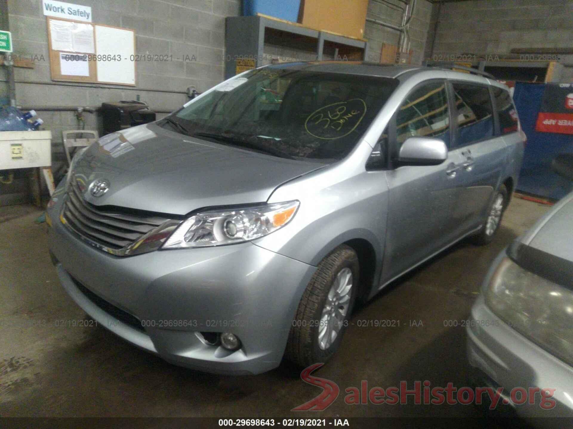 5TDYZ3DC6HS848195 2017 TOYOTA SIENNA