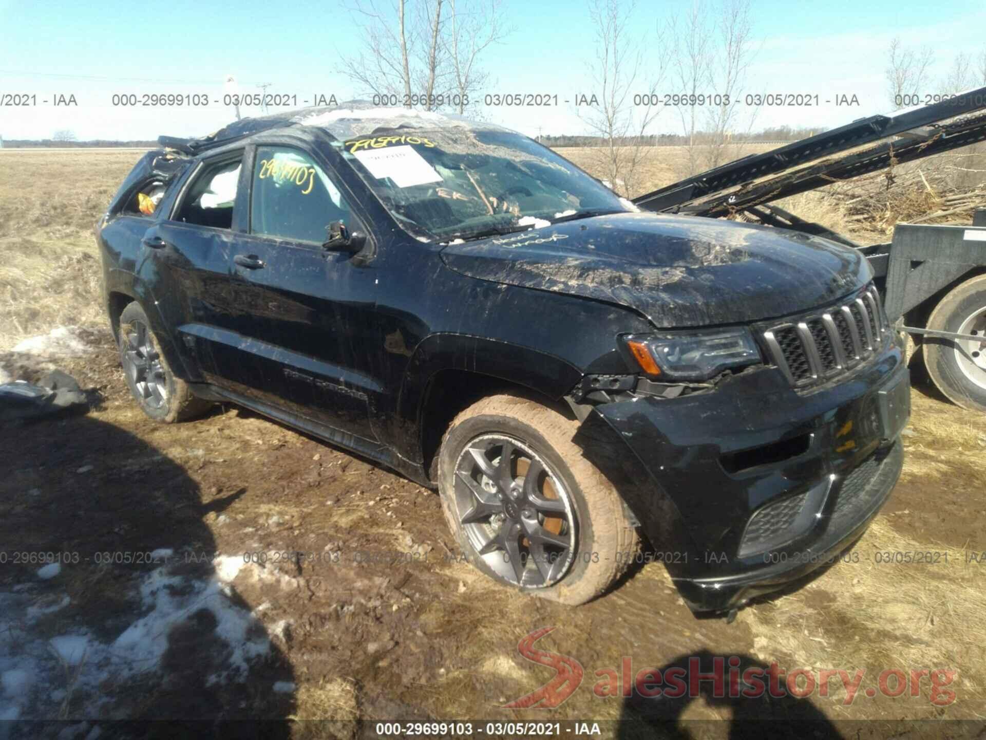 1C4RJFBG2LC323129 2020 JEEP GRAND CHEROKEE