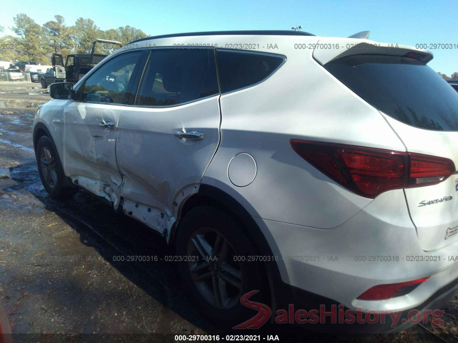 5NMZU3LB4JH107273 2018 HYUNDAI SANTA FE SPORT