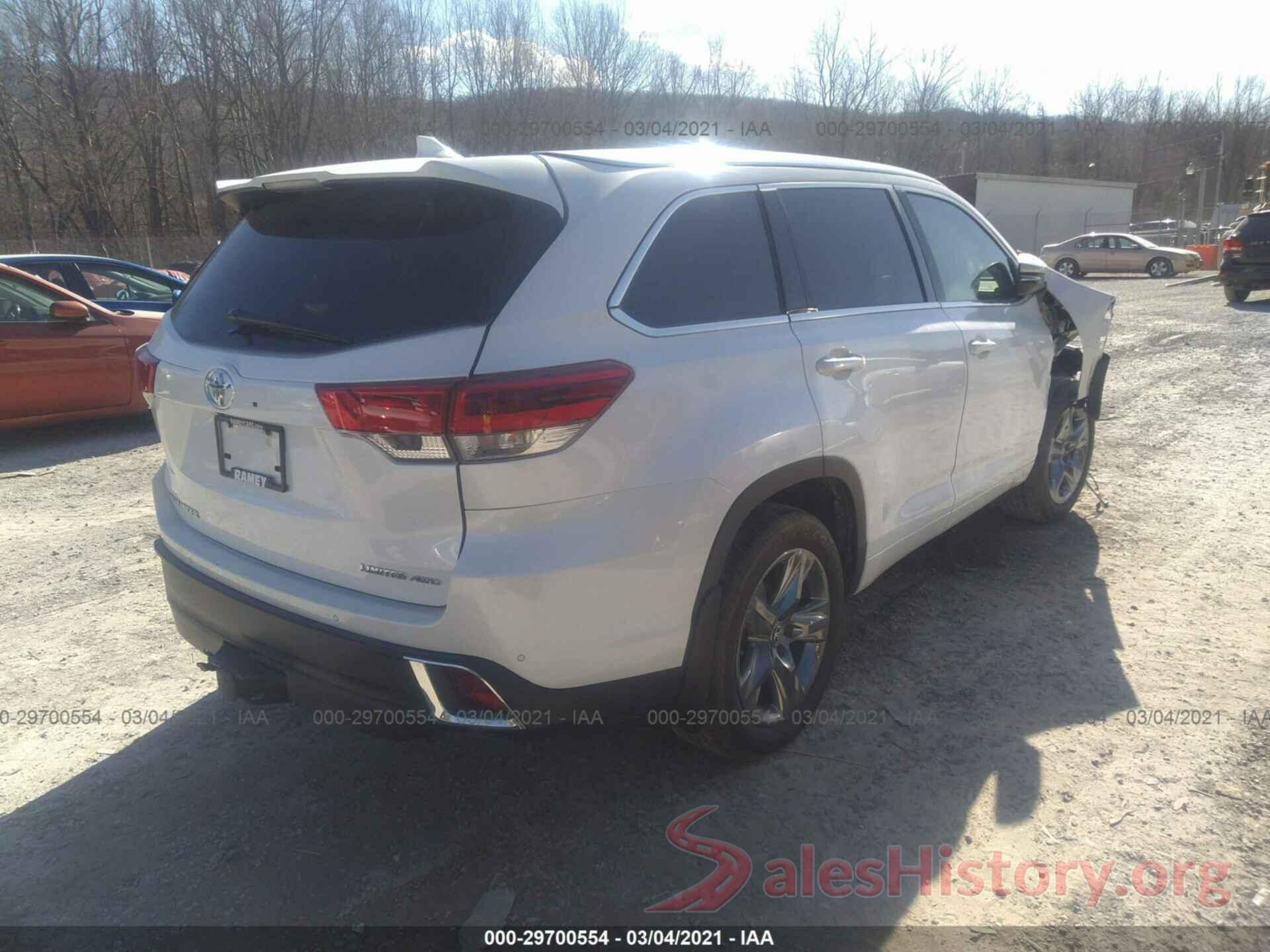 5TDDZRFH1KS986891 2019 TOYOTA HIGHLANDER