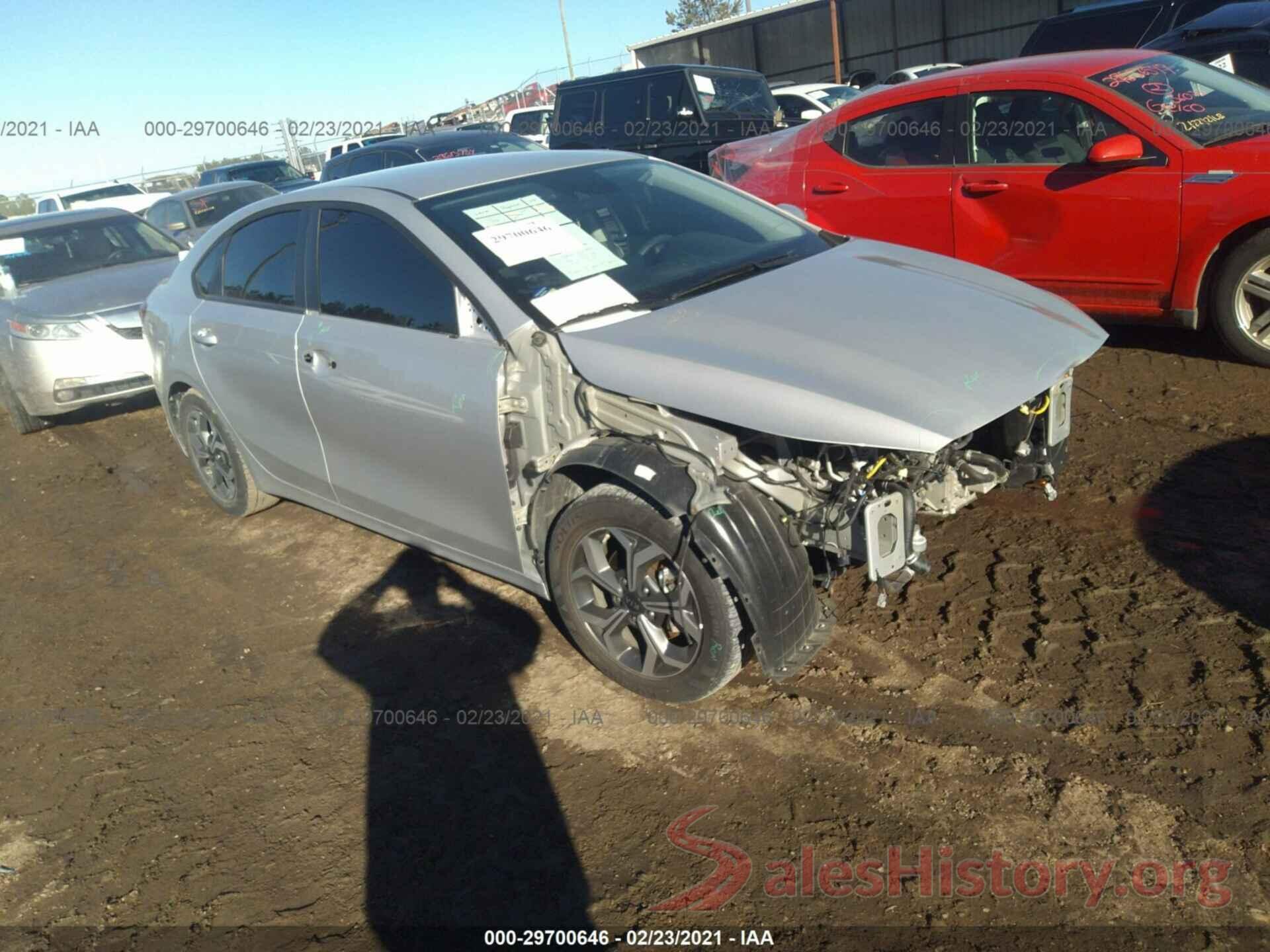 3KPF24AD6LE140465 2020 KIA FORTE