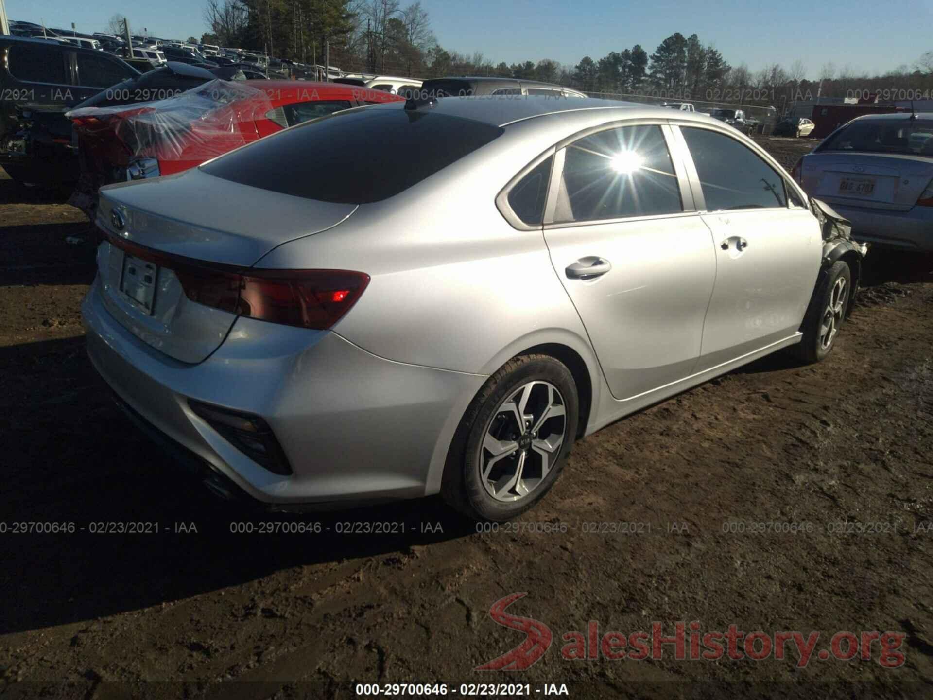 3KPF24AD6LE140465 2020 KIA FORTE