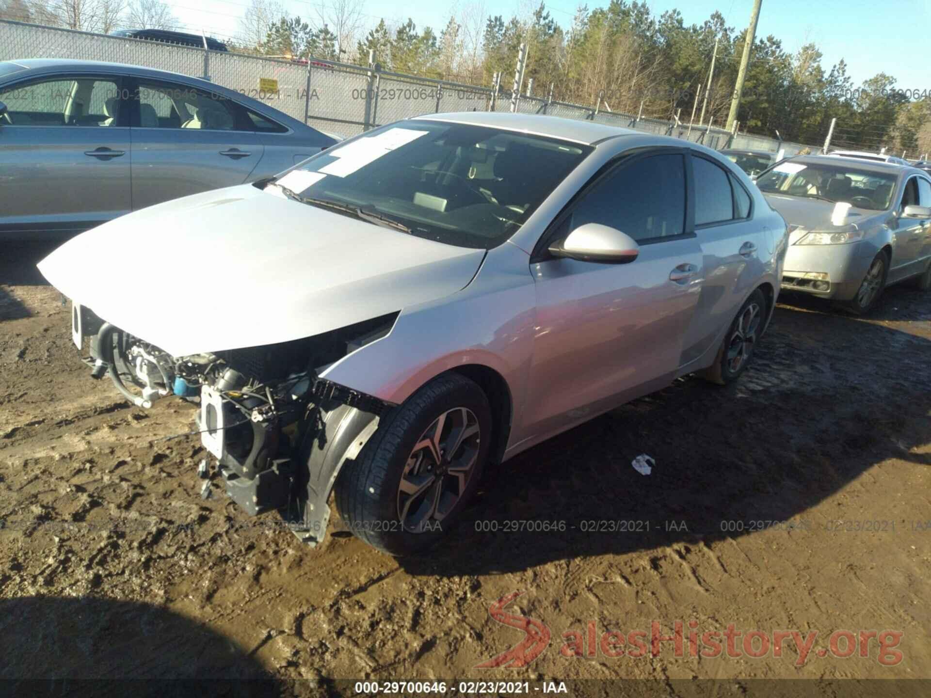 3KPF24AD6LE140465 2020 KIA FORTE