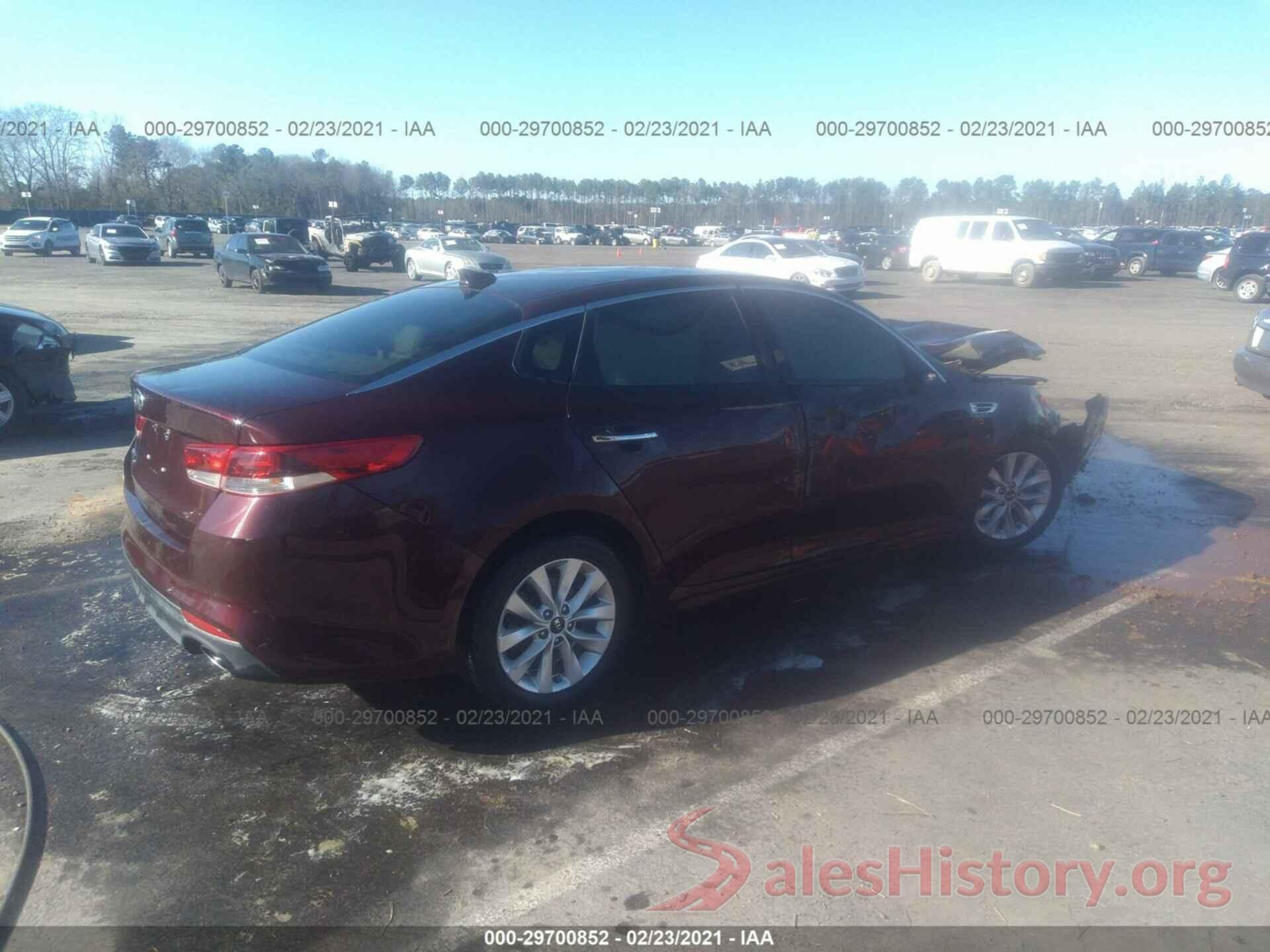 5XXGT4L35GG001544 2016 KIA OPTIMA