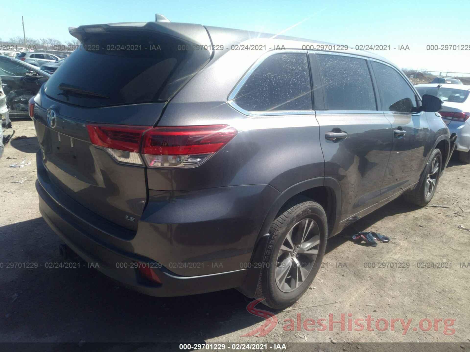 5TDZZRFH9JS242895 2018 TOYOTA HIGHLANDER