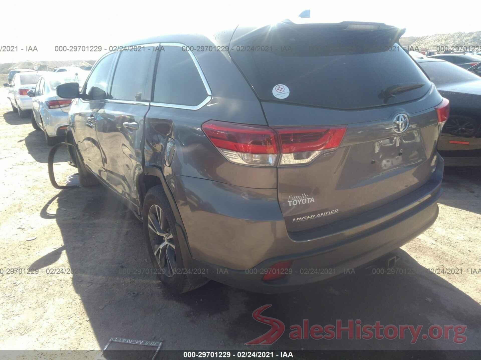 5TDZZRFH9JS242895 2018 TOYOTA HIGHLANDER