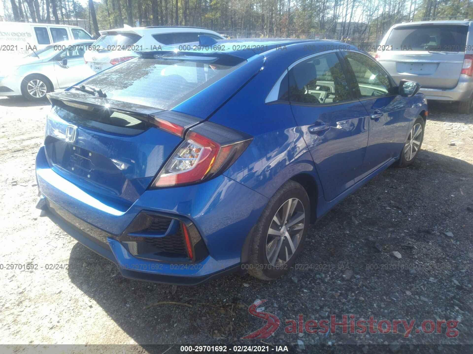 SHHFK7H39LU215991 2020 HONDA CIVIC HATCHBACK