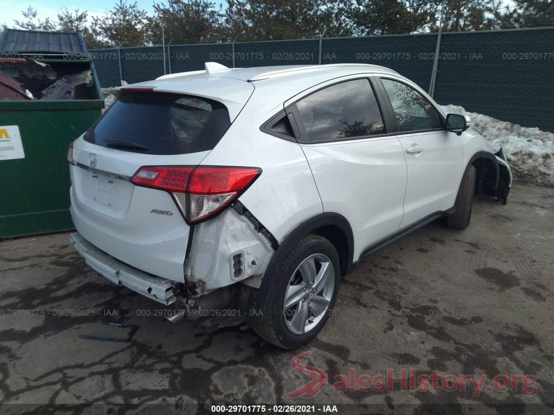 3CZRU6H70KM722272 2019 HONDA HR-V