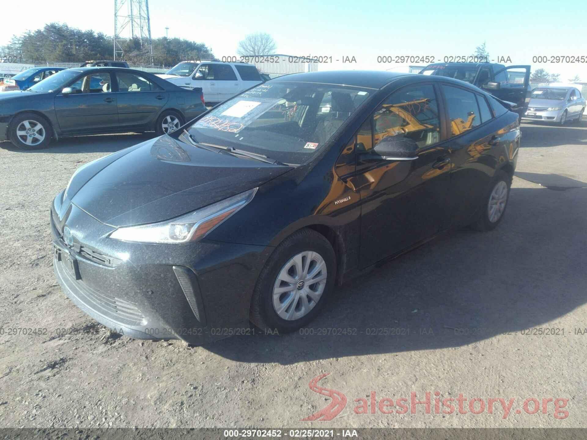 JTDKARFU3K3076950 2019 TOYOTA PRIUS