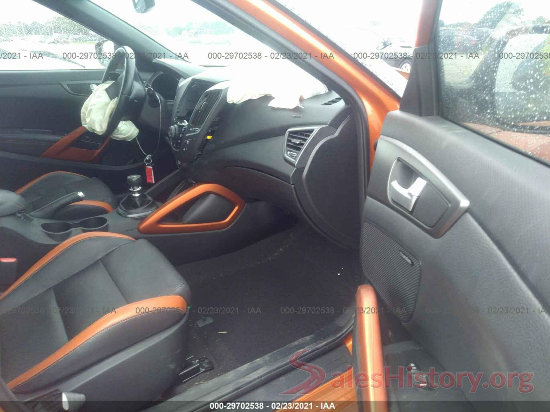 KMHTC6AE3GU283994 2016 HYUNDAI VELOSTER