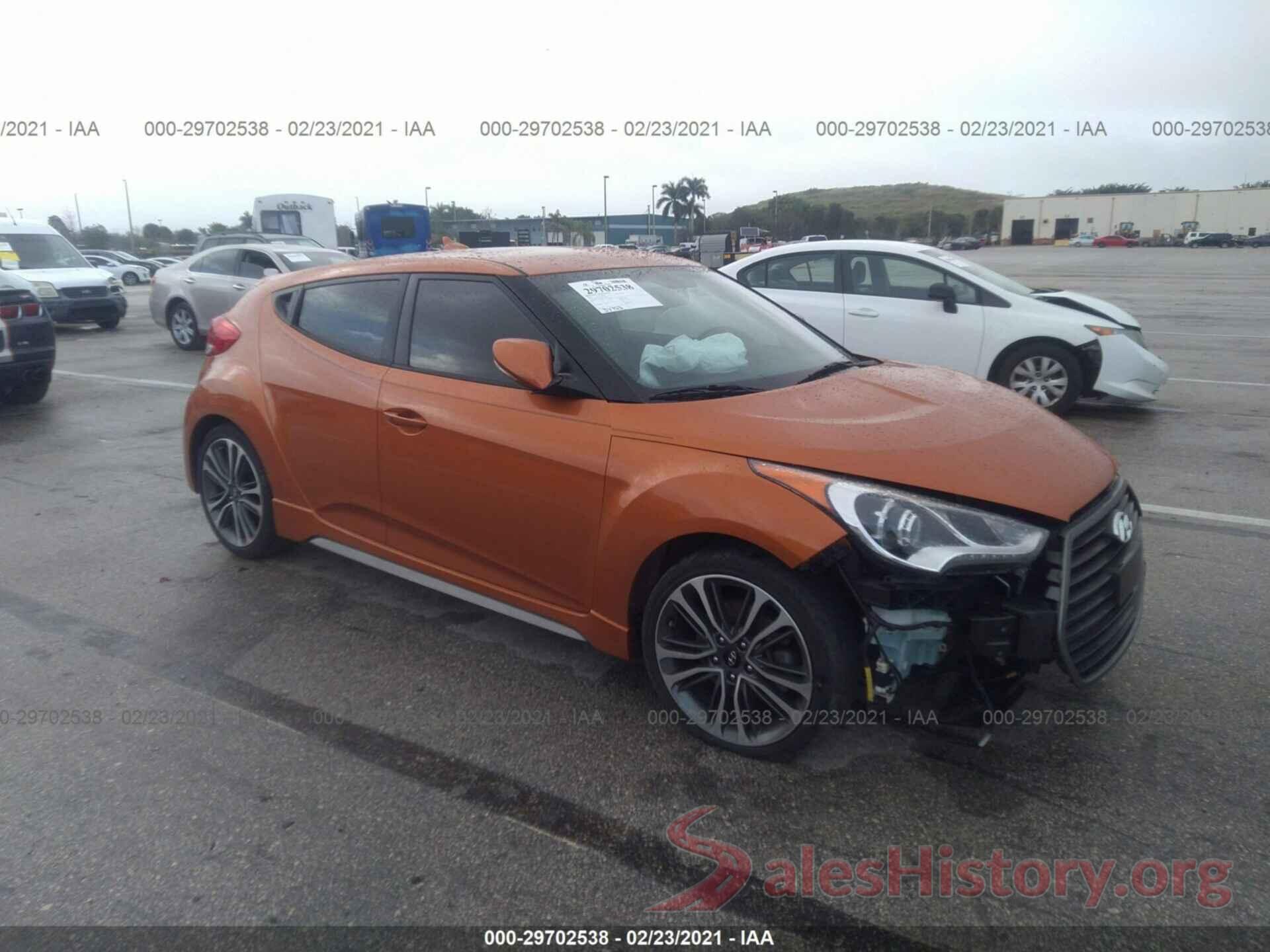 KMHTC6AE3GU283994 2016 HYUNDAI VELOSTER