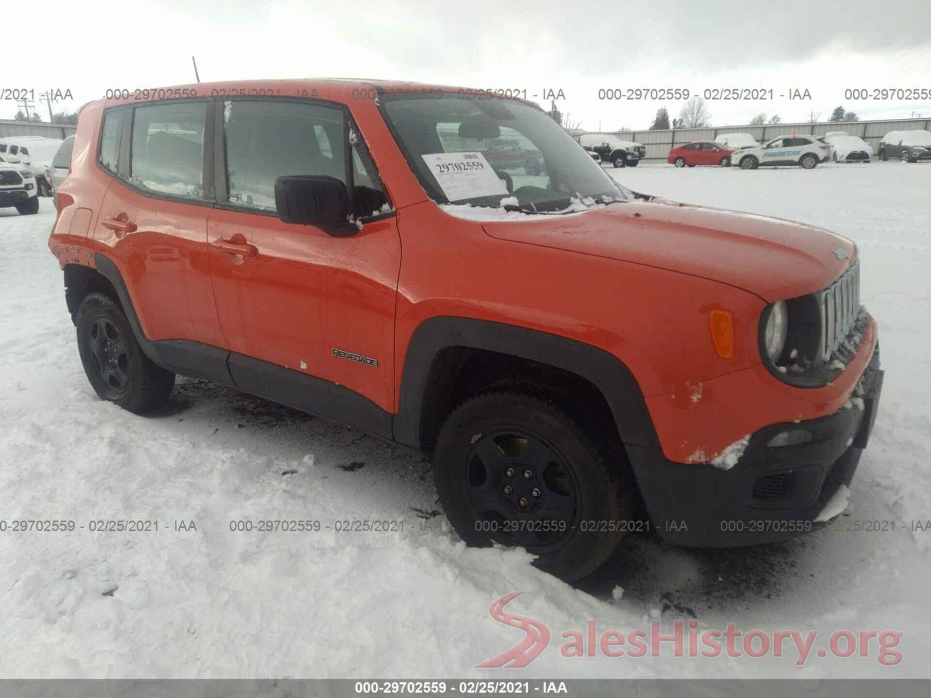 ZACCJBAT0GPD47086 2016 JEEP RENEGADE