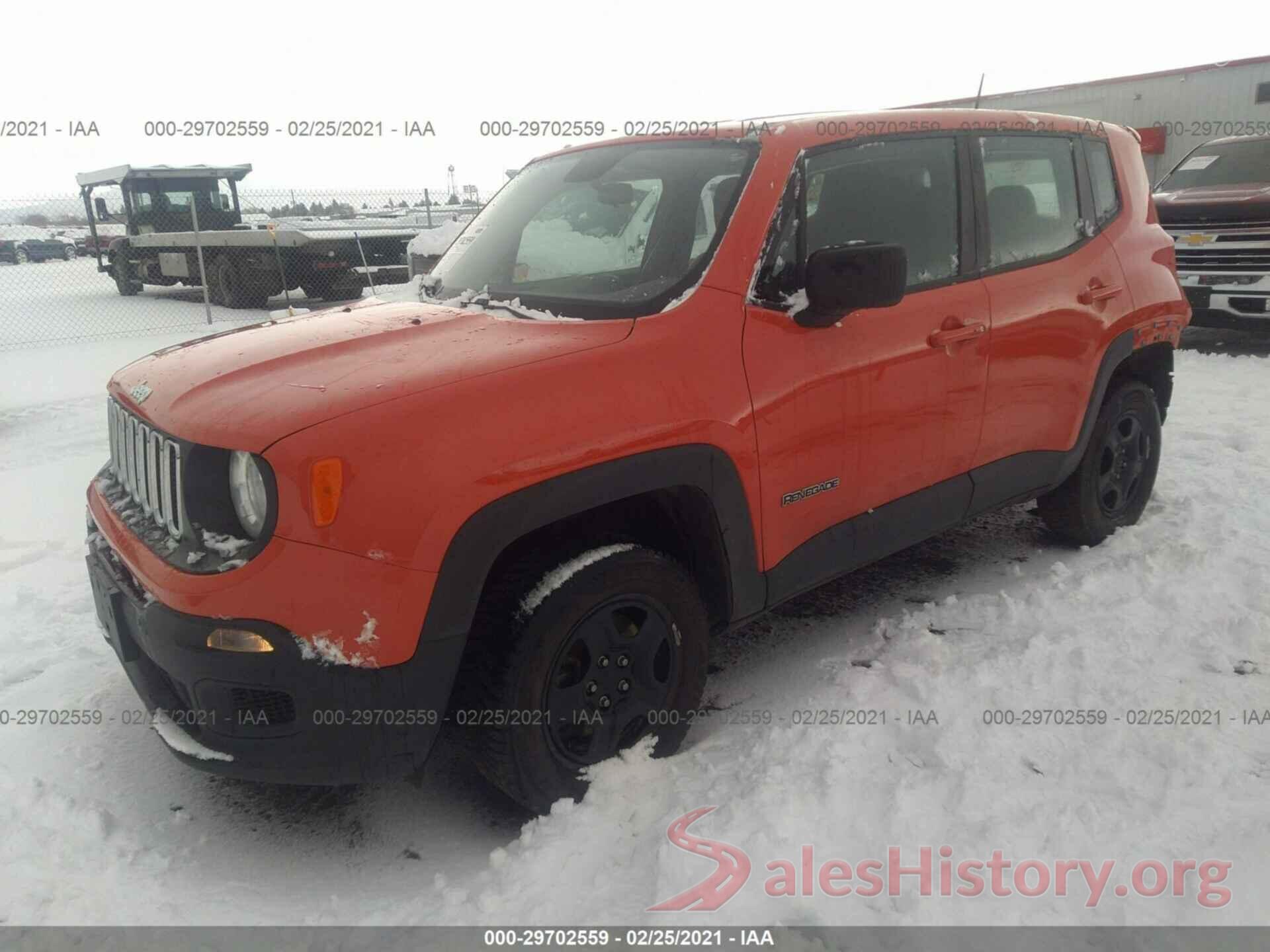 ZACCJBAT0GPD47086 2016 JEEP RENEGADE