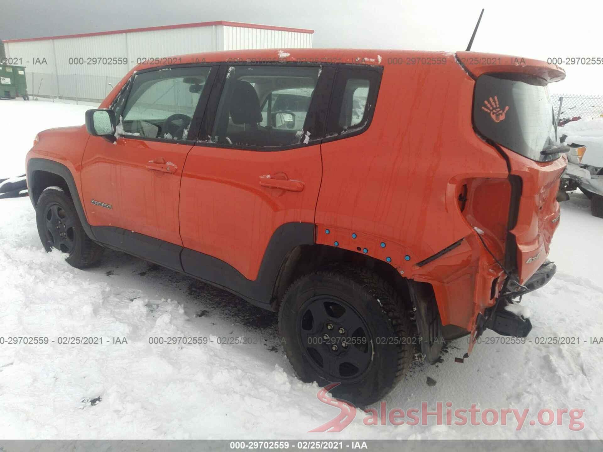 ZACCJBAT0GPD47086 2016 JEEP RENEGADE