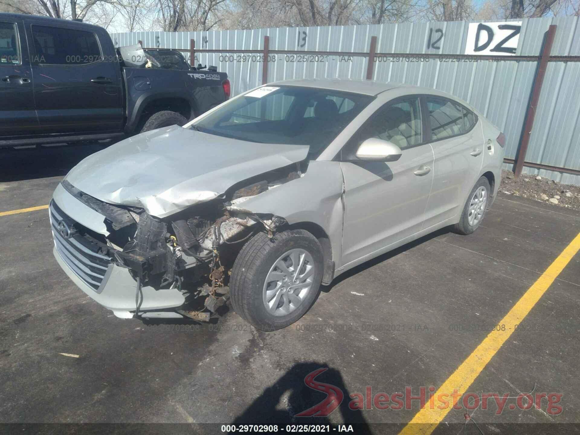 KMHD74LF3JU593458 2018 HYUNDAI ELANTRA