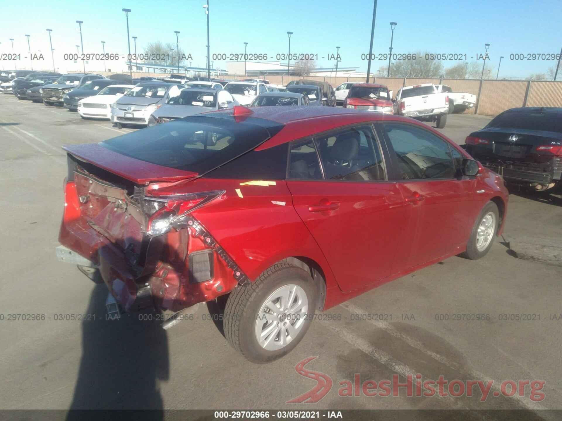 JTDKBRFUXJ3581489 2018 TOYOTA PRIUS