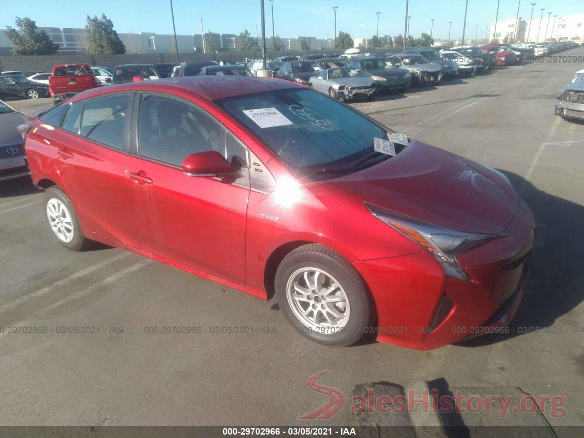 JTDKBRFUXJ3581489 2018 TOYOTA PRIUS