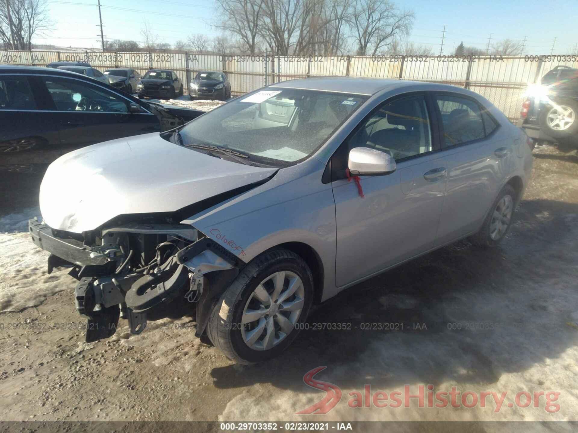 5YFBURHE0GP563244 2016 TOYOTA COROLLA