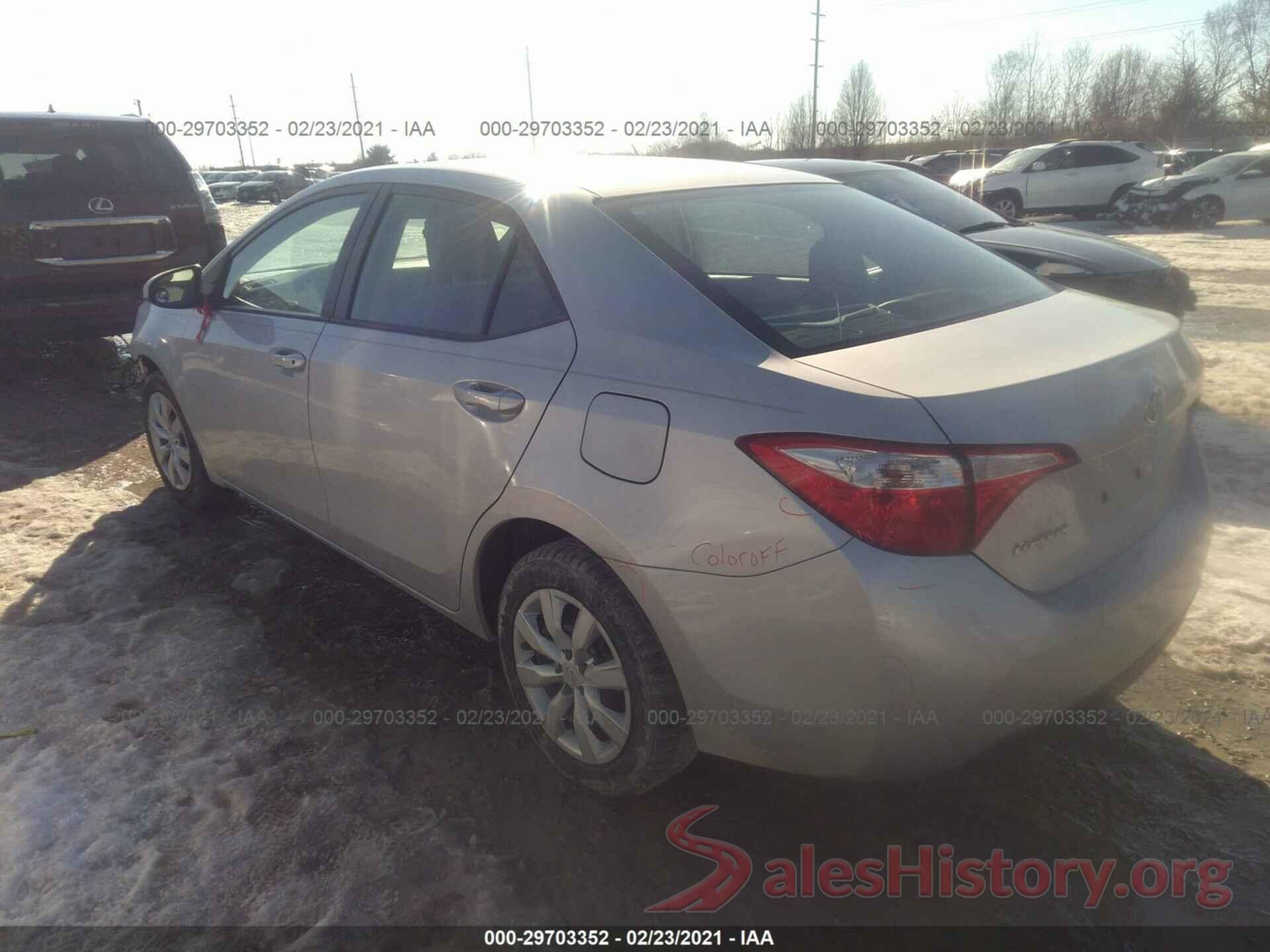 5YFBURHE0GP563244 2016 TOYOTA COROLLA