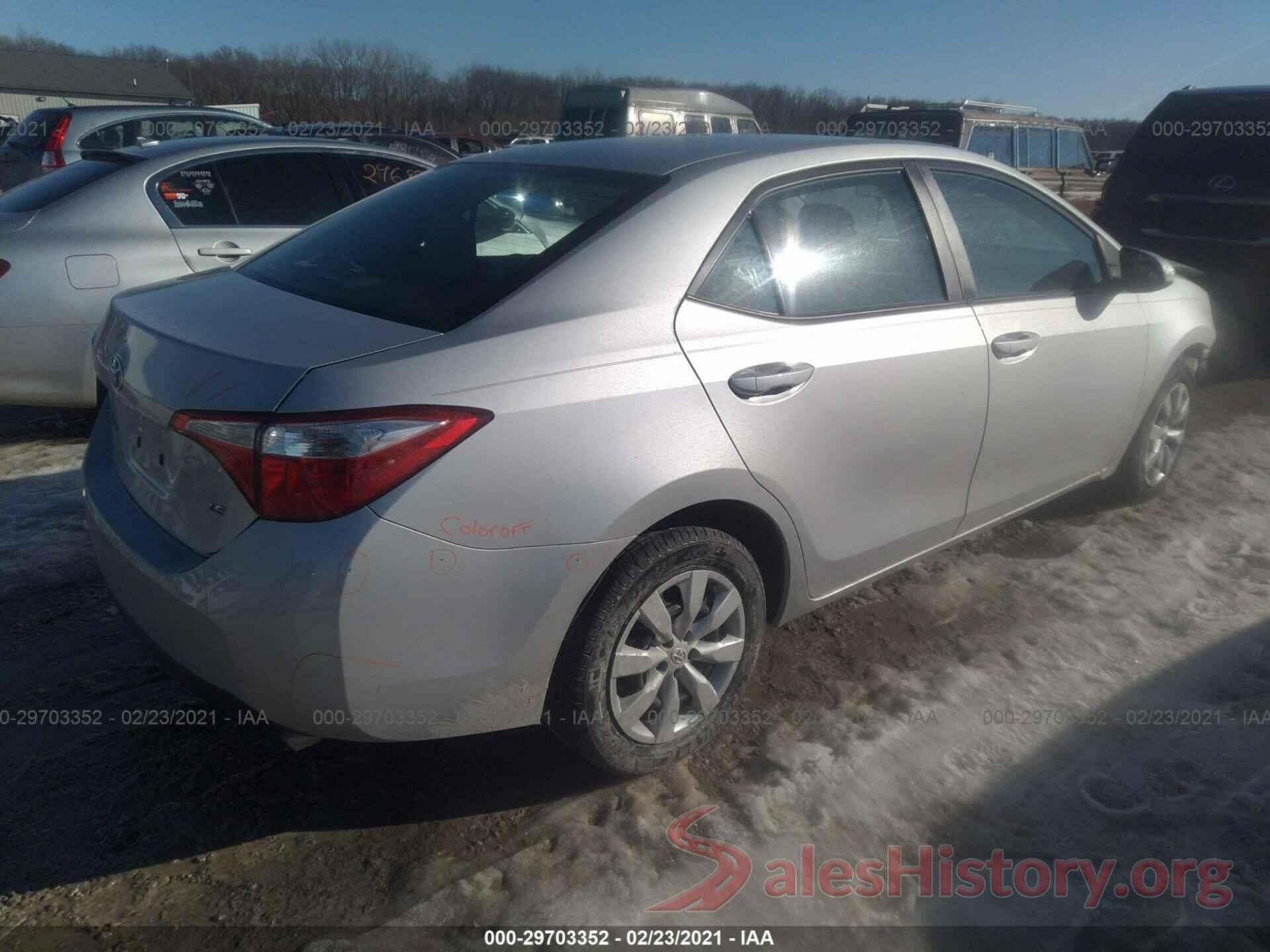 5YFBURHE0GP563244 2016 TOYOTA COROLLA